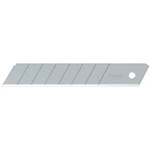 18mm Heavy Duty Silver Snap-Off Blades (Pack of 5), 8 Segments, Micro-Honed, High Quality Carbon Tool Steel, OLFA LB-5B