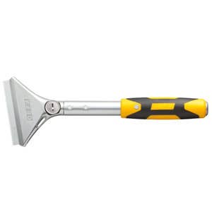 Extra Heavy Duty Scraper with 4" (100mm) Dual Scrape Blade, 300mm Arm, Anti-Slip Grip, Durable Steel Striking Hammer Tip, High Quality Carbon Tool Steel Blade, Easy Tool Free Blade Change, OLFA XSR-300