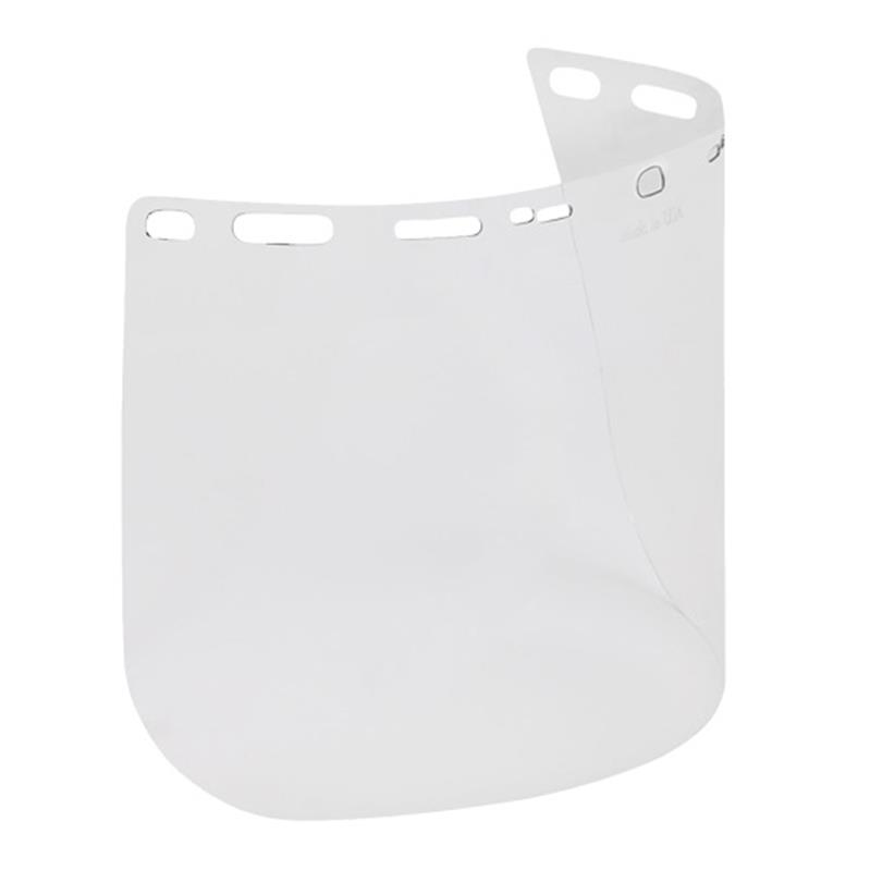 PIP Safety Bouton® Optical Universal Fit Clear Polycarbonate Safety Visor - .040" Thickness (Dimensions .40" x 8" x 15.5"), Meets ANSI Z87.1+, Meets CSA Z94.3