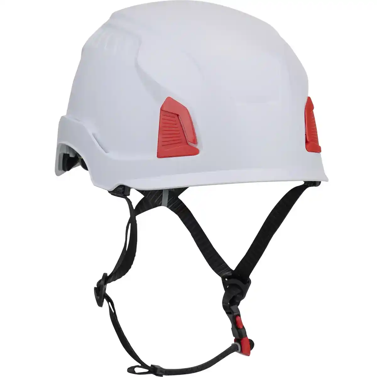 Traverse™ Industrial Climbing Helmet, Type II ANSI, Polycarbonate/ABS, 4-Point Chin Strap, White