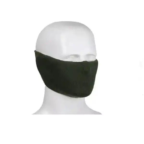 PIP Safety Comfortable Knit Face Cover with Filter Pocket, 2-Ply, 100% Polyester, Made in USA - Army Green