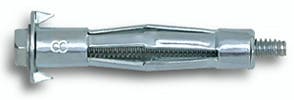 1/8" x 1-3/4" Powers Polly Sleeve Type Hollow Wall Anchors, Slotted Hex Head, Carbon Steel, Short, 02105-PWR