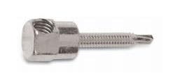 1/4" Powers Vertigo Steel Side Rod Hangers, #5 Point for Beams, 1-1/2" Screw Length, Carbon Steel Zinc Plated