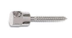 3/8" Powers Vertigo Wood Side Rod Hangers, 1" Screw Length, Carbon Steel Zinc Plated,