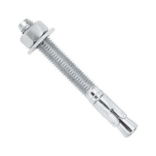 1/2" x 7" Powers Power-Stud+ SD1 Strength Design Concrete Wedge Anchors, Carbon Steel Zinc Plated Body and Expansion Clips