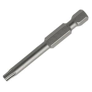 #9 X 2" TORX® Equivalent (6-Lobe) Security 1/4" Hex Bit
