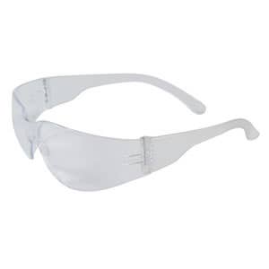 Zenon Z11sm™ Rimless Safety Glasses with Clear Temple, Clear Lens & Anti-Scratch Coating, Meets ANSI Z87.1+