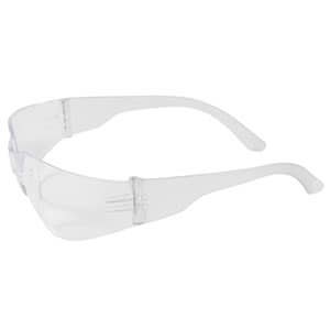 Zenon Z12™ Rimless Safety Glasses with Clear Temple, Clear Lens & Anti-Scratch / Anti-Fog Coating, Meets ANSI Z87.1+
