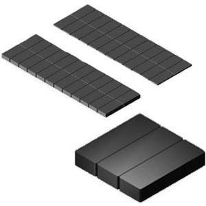 2" x 6" Construction Shims, 1/16" Thickness, Black