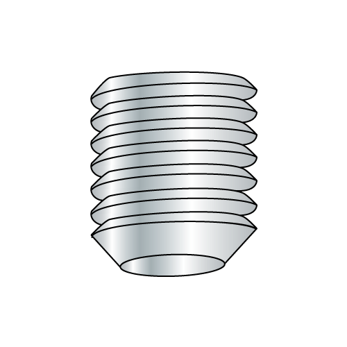 5/16"-18 x 3/8" Pin-In Set Screws, 3/16 Driver Size, 18-8 Stainless Steel