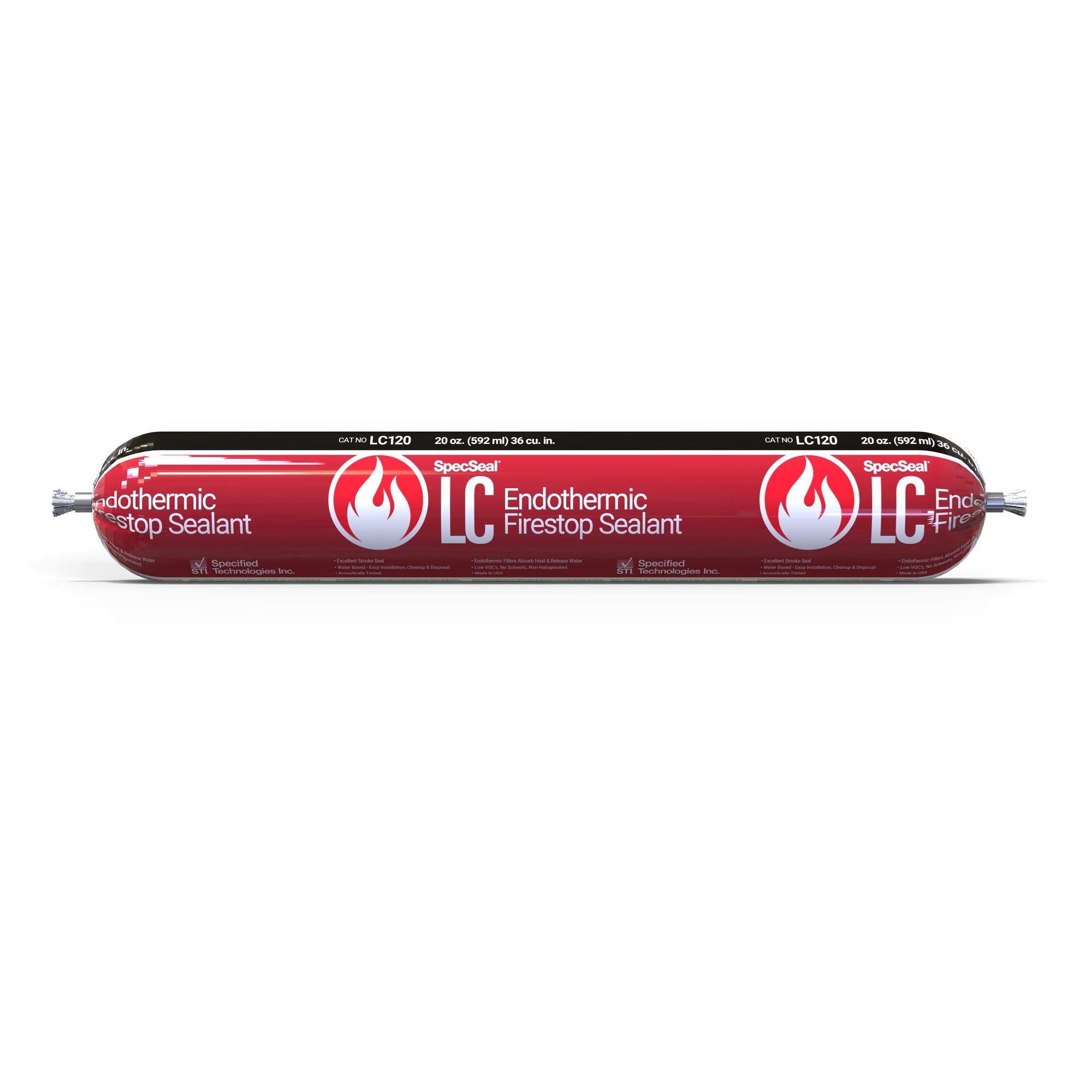 STI Series LC Endothermic Sealant 20 Ounce Sausage 36 Cu. In. (592 ml), LC120
