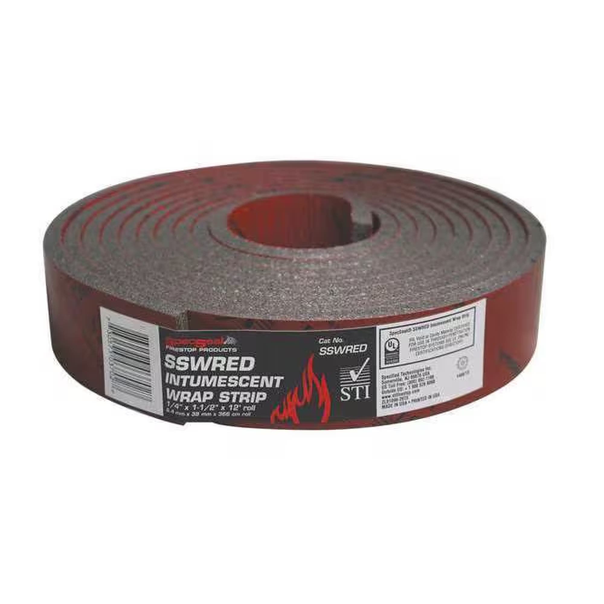 STI Series SSW Red WS 1.5" W x 1/4" T x 12' L, SSWRED
