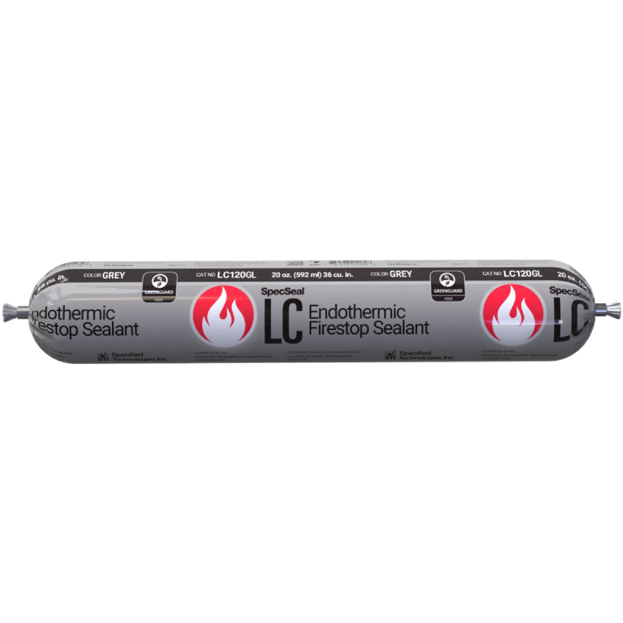 STI Series LC Endothermic Sealant 20 Ounce Sausage 36 Cu. In. (592 ml), Gray, LC120GL
