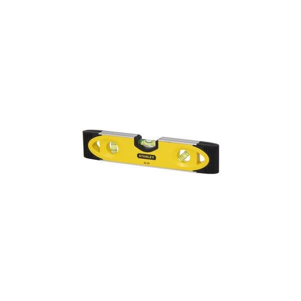 Stanley 9" Magnetic Shock Resistant Torpedo Level, 3 Vials