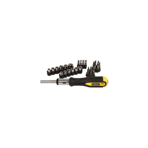 Stanley 29 Piece Multibit Ratcheting Screwdriver Set