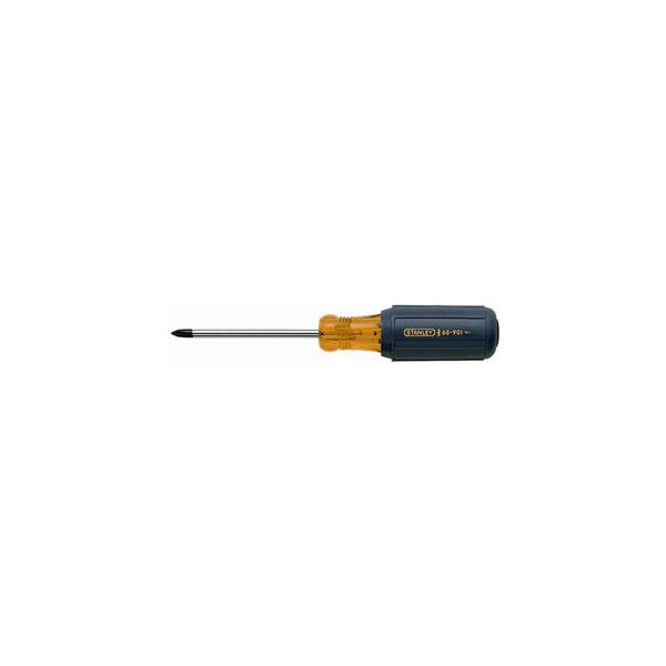 Stanley Vinyl Grip Phillips Screwdriver, 3" Blade Length with 1 pt. Tip