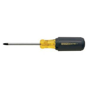 Stanley Vinyl Grip Phillips Screwdriver, 6" Blade Length with 3 pt. Tip