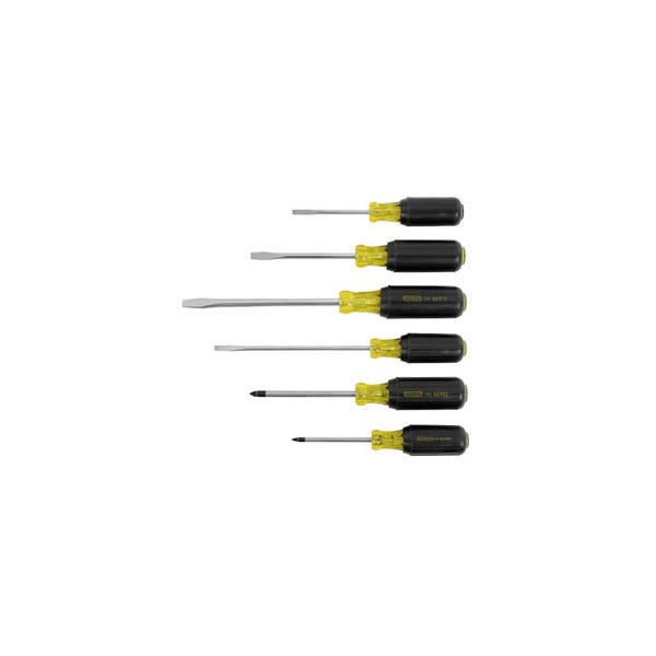 Stanley 6 Piece Vinyl Grip Screwdriver Set