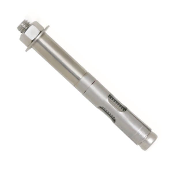 1/2" x 3", Sleeve Expansion Anchors, Hex Nut, Carbon Steel Zinc Plated