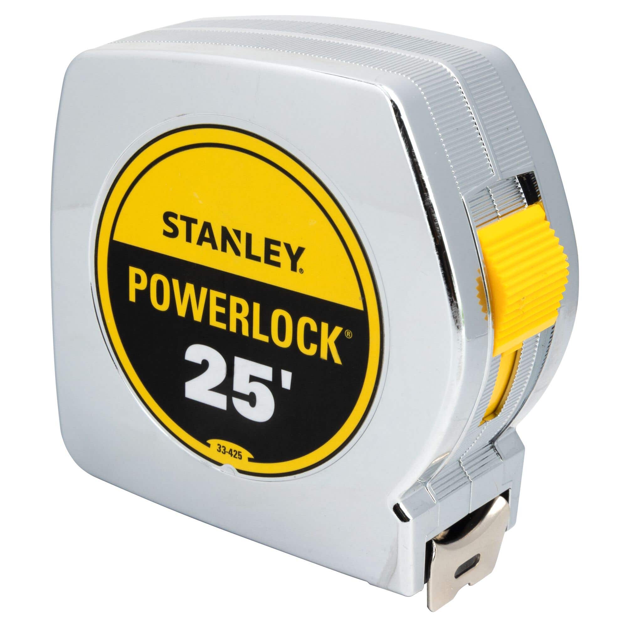 Stanley PowerLock® 25' Tape Measure, 1" Blade Width, 33-425