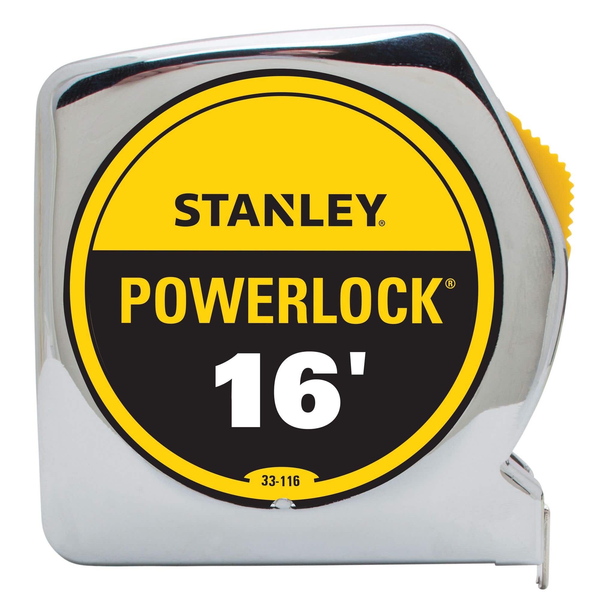 Stanley PowerLock® 16' Tape Measure, 3/4" Blade Width, 33-116