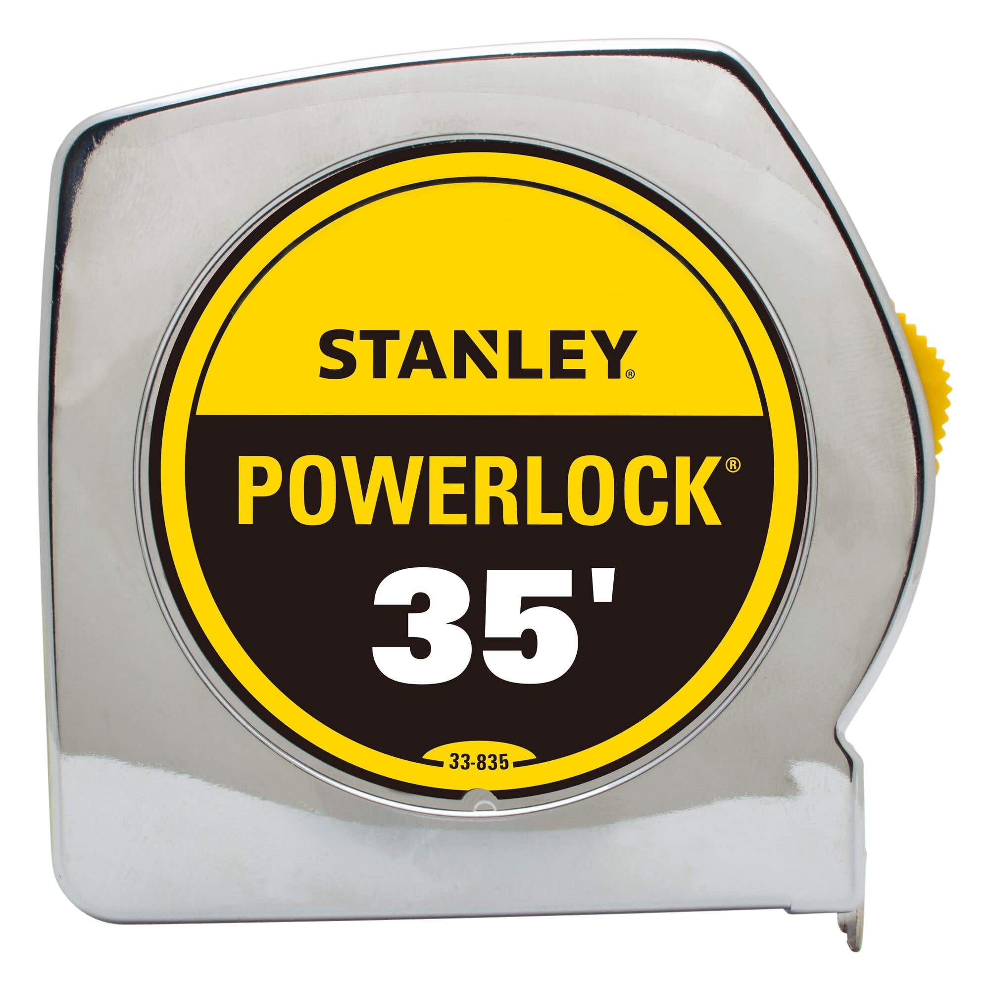 Stanley PowerLock 35' PowerLock Tape Measure, 1" Blade Width, 33-835