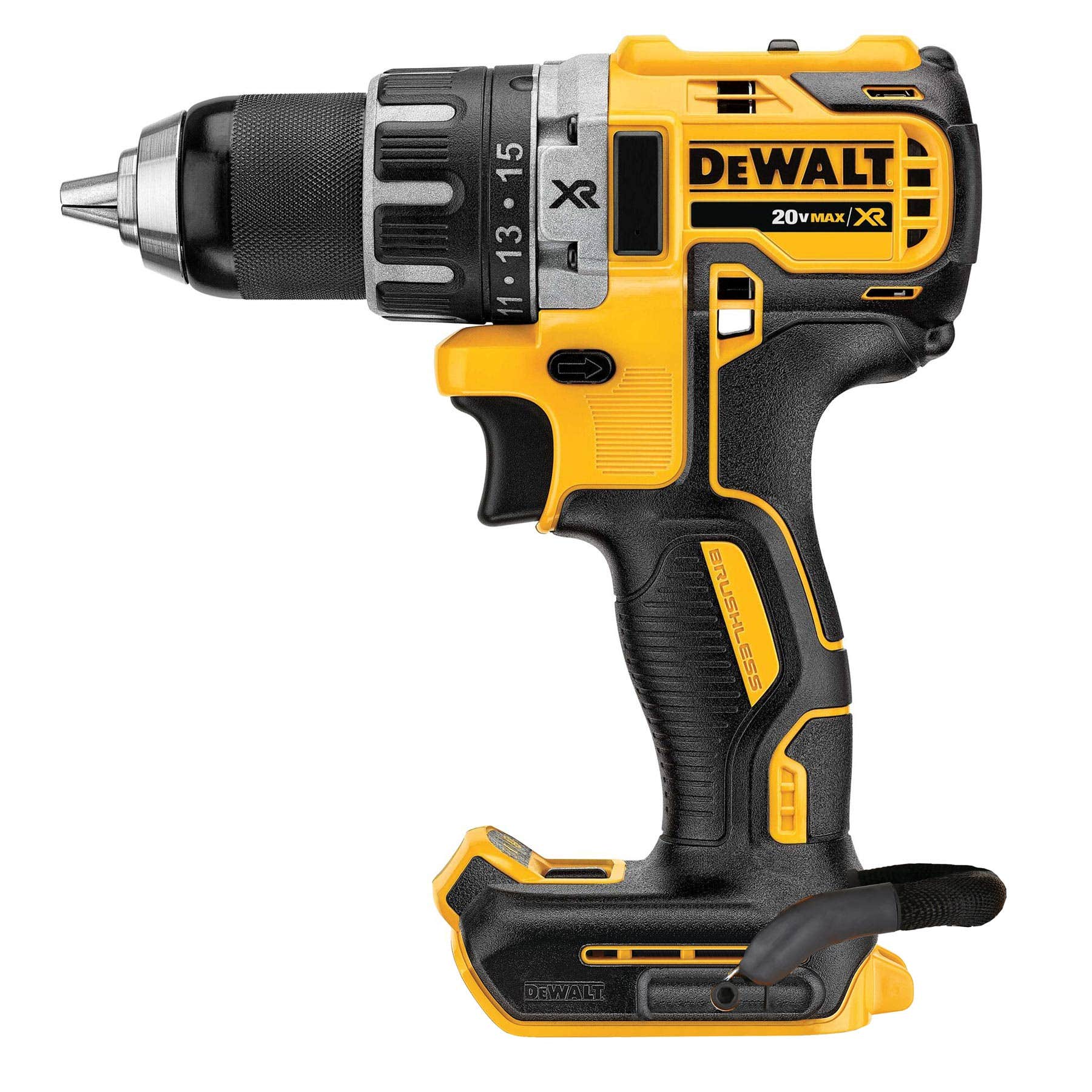 20V MAX* XR® Lithium-Ion Brushless Compact Drill/Driver (Tool Only) with Lanyard Ready Attachment Point