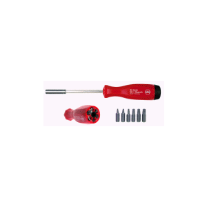 TORX® Equivalent (6-Lobe) Tamper Resistant Multi Screwdriver Contains Sizes: #10,#15,#20, #25,#30,#40