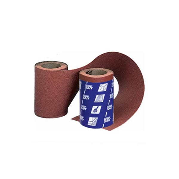 4-1/2" x 5 Yards AW-D Mini Paper Rolls, 220 Grit, Aluminum Oxide Grain, United Abrasives 81108