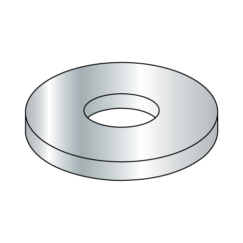 1/2" x 2" Fender Washers, Steel, Zinc Plated - 5lb.