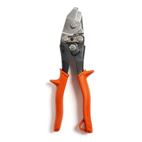 Wiss 8-3/4" HVAC Hand Notcher, 30 Degree Cutting Angle, 13/16" Throat Depth, 8-3/4" Length
