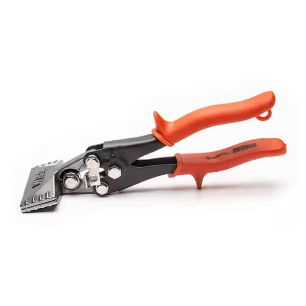 Wiss HVAC 3" Straight Handle Seamer, 3-1/4" Jaw Width, 9-1/4" Length