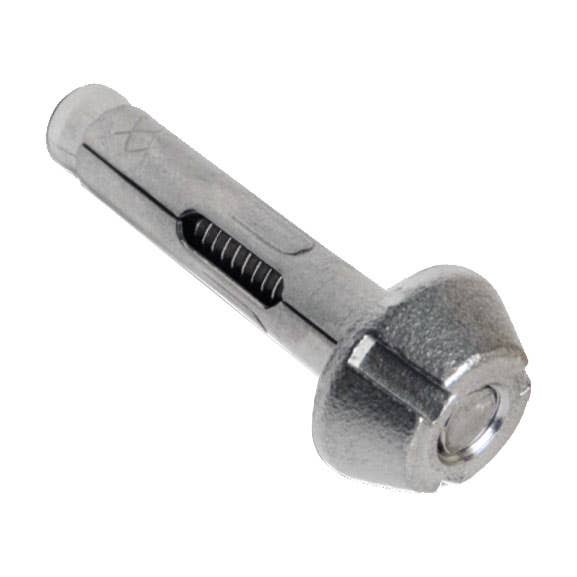 3/8" x 6" Trident Nut Sleeve Anchor with 316 Stainless Steel Trident Nut & 18-8 Stainless Steel Sleeve Anchor Body, Driver Size 30TRI