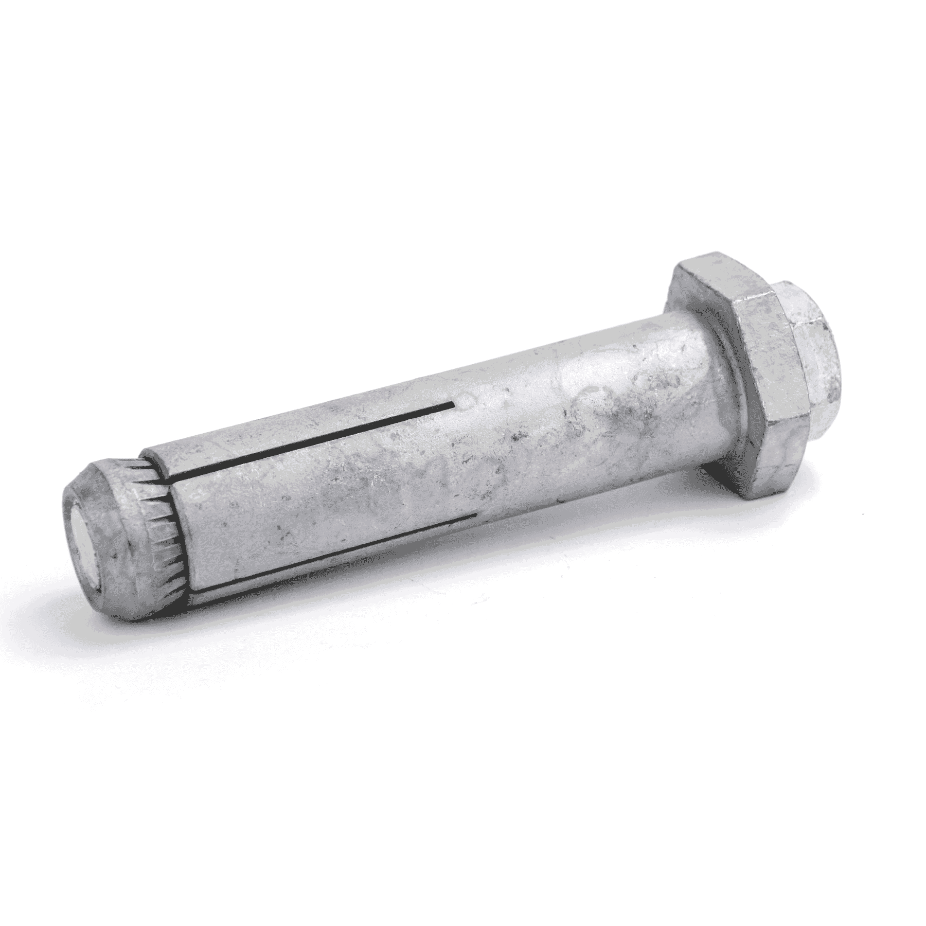 5/16" BoxBolt® Expansion Anchor for Steel Applications, 3-9/16" Screw Length, 9/16" Hole Diameter, Size 3, Hot Dipped Galvanized