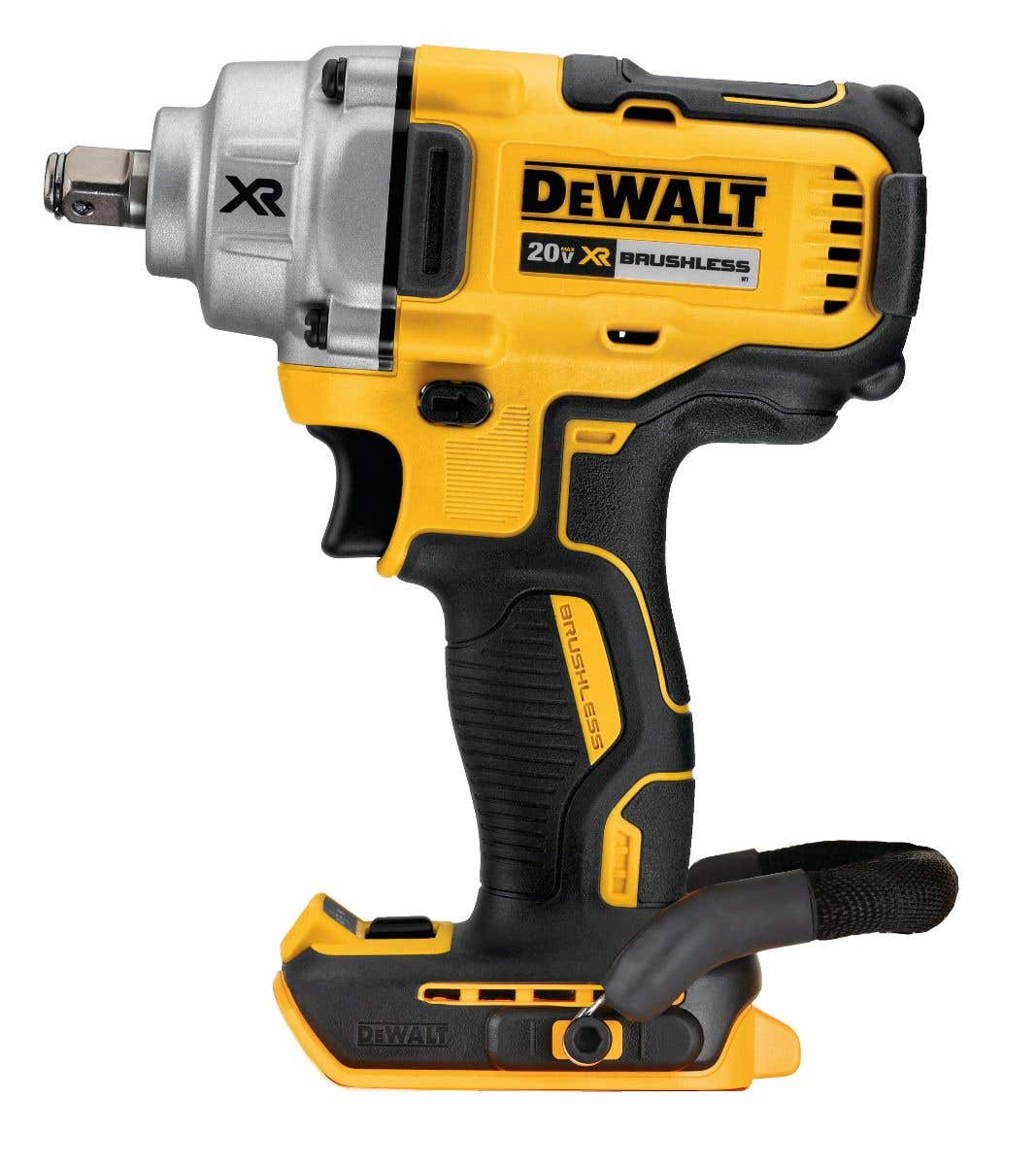 20V MAX* XR® Lithium-Ion Mid-Range 1/2" Impact Wrench with Hog Ring Anvil (Tool Only) with Lanyard Ready Attachment Point