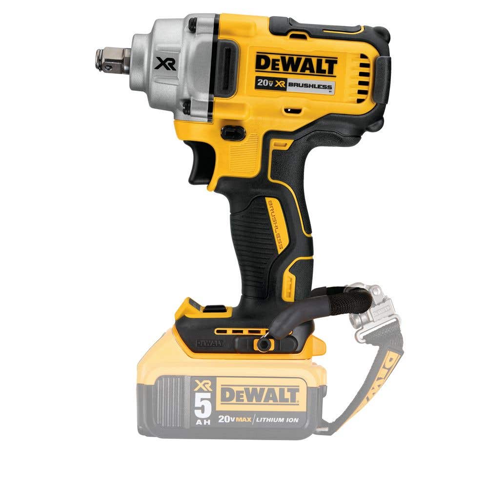 20V MAX* XR® Lithium-Ion Mid-Range 1/2 Impact Wrench with Hog Ring Anvil (Tool Only) with Lanyard Ready Attachment Point