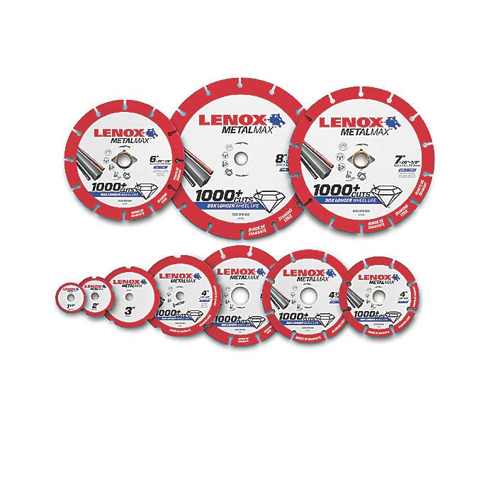 3 x 3/8 Lenox MetalMax™ Diamond Edge Cutoff Wheel, Die Grinder, 1972918