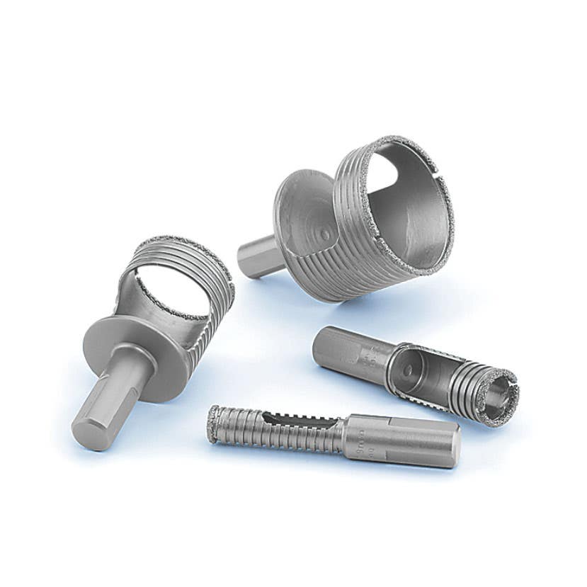 4-Piece Kit of Lenox One-Piece DIAMOND™ Hole Saw Kit, one each 3/16,1/4,5/16,3/8"