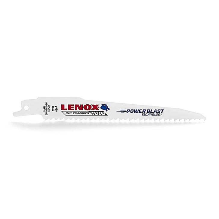 6 x 3/4 x .050 6 TPI LENOX Bi-Metal Reciprocating Saw Blades for Metal Cutting (50-Pack) -  22750OSB656R