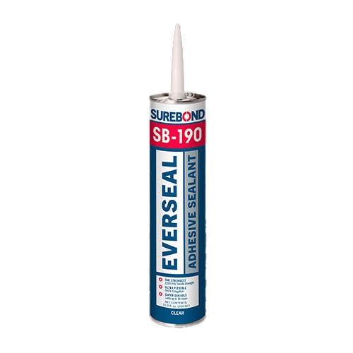 SB-190 White, Pick-Proof SUREBOND EVERSEAL One-Part High Strength Adhesive Sealant, 10.3 oz  