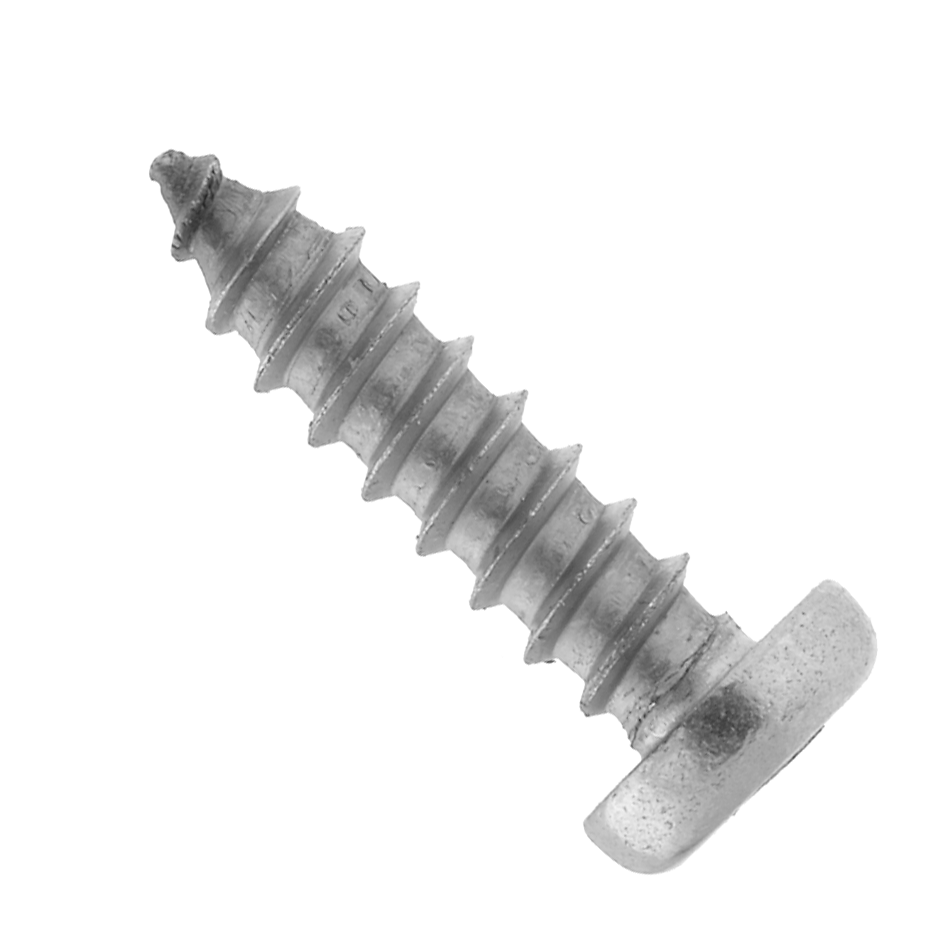 Sheet metal store screw head types