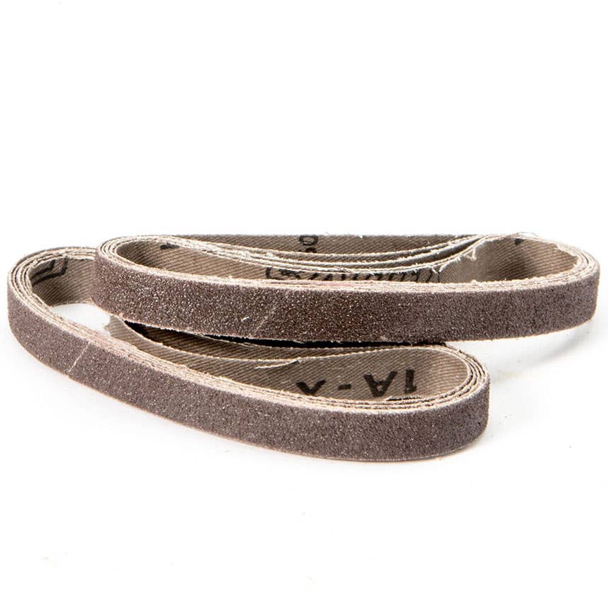 1" x 21" 1A-X/2A-X Aluminum Oxide Belts, Closed Coat, X Weight Cotton, 120 Grit, Quick Ship, United Abrasives 60260