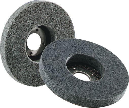 4-1/2" x 7/8" Series 821 - Hard Density, Medium Grade, Aluminum Oxide Grain, Type 27 Unitized Wheels, United Abrasives 77890