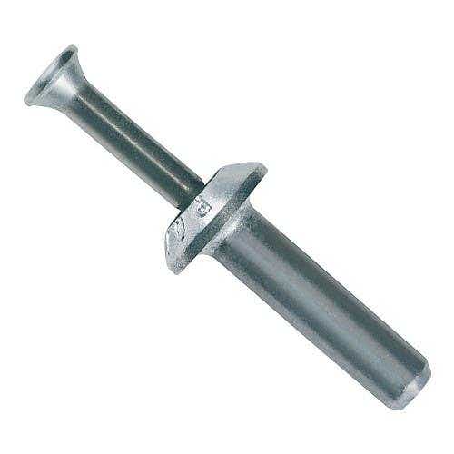 1/4" x 2" Powers Zamac Hammer-Screw Nail Anchors, Mushroom Head with No. 2 Phillips Head Carbon Steel Screw