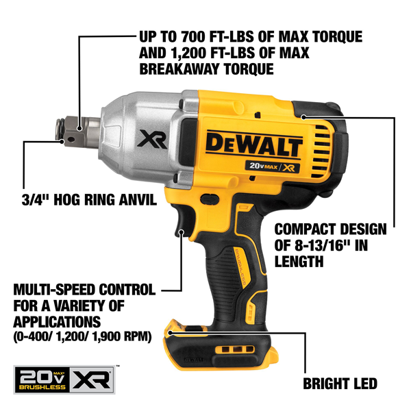 Dewalt 700 ft lb impact discount